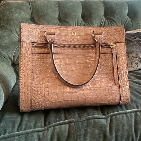 Kate spade nude/blush tote. Zero visible wear. No stains - Picture 2 of 11